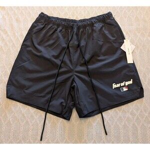 NWT Essentials Fear of God x MLB Collab Classic Fit Nylon Lounge Shorts Men's M